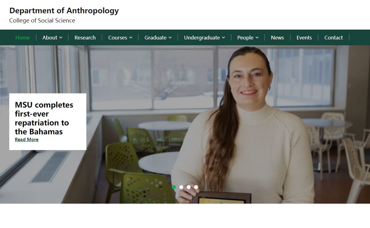 Department of Anthropology – College of Social Science