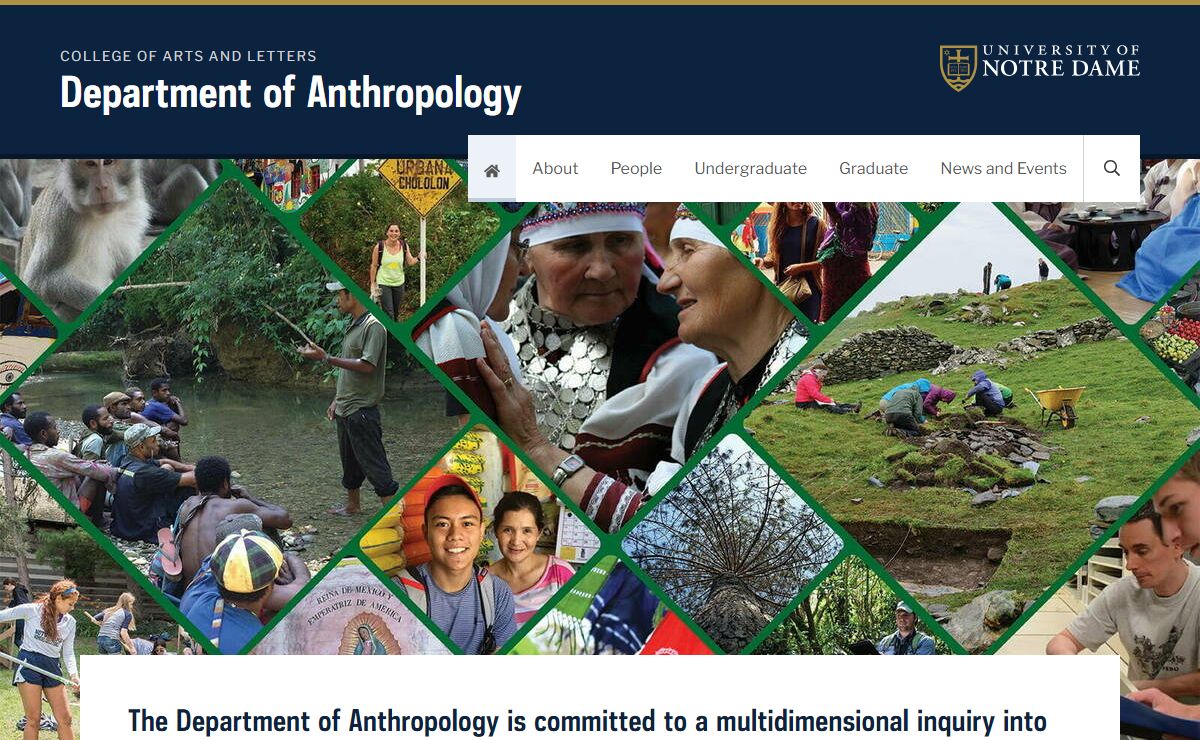 Department of Anthropology | University of Notre Dame