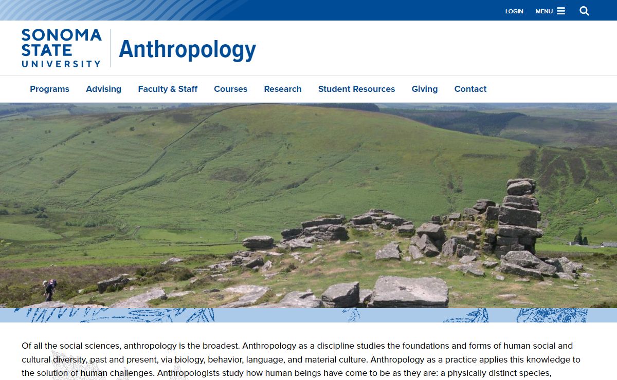 Anthropology at Sonoma State University