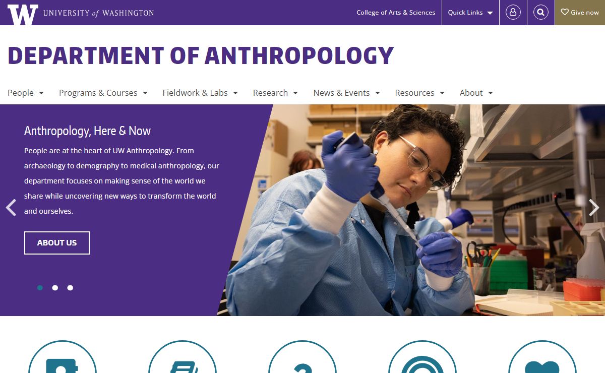 Home | Department of Anthropology | University of Washington