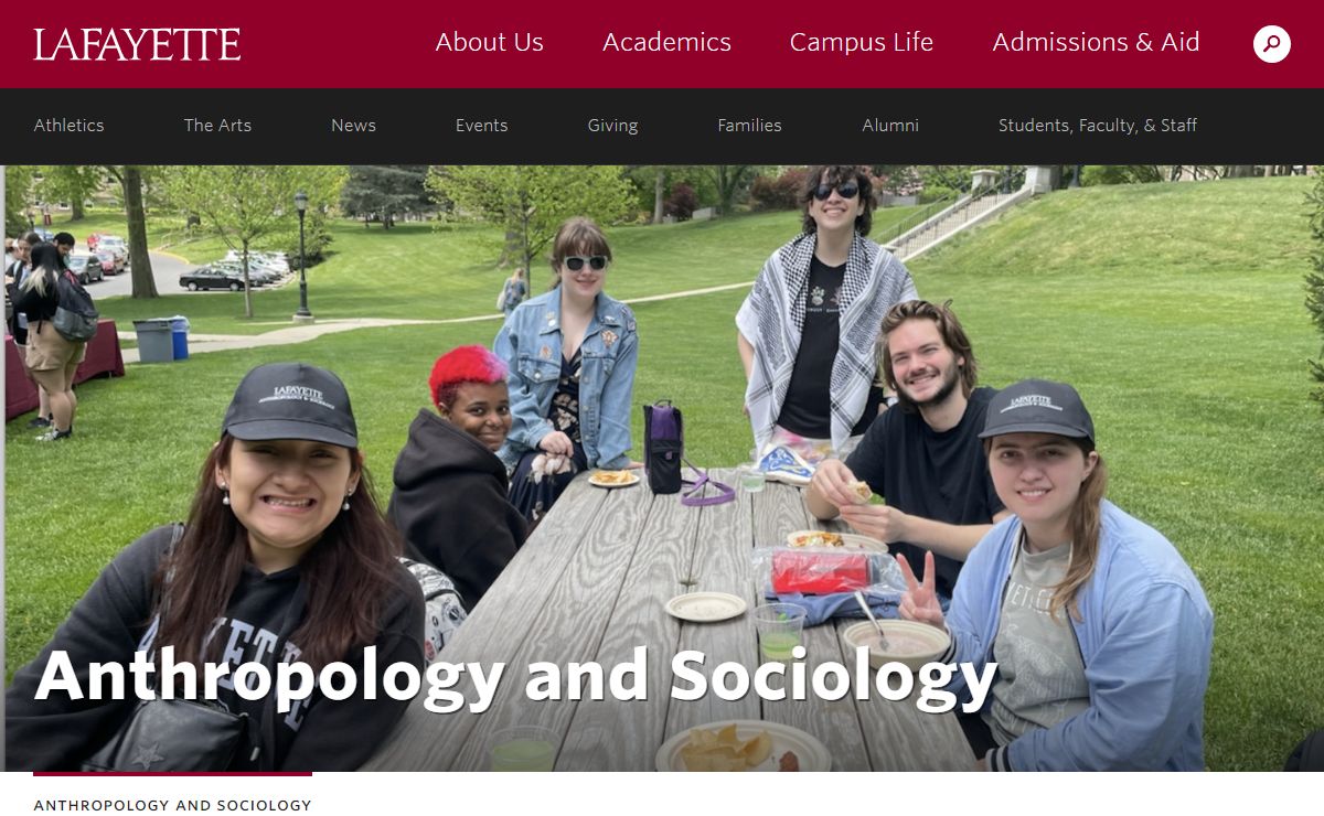 Anthropology and Sociology · Lafayette College