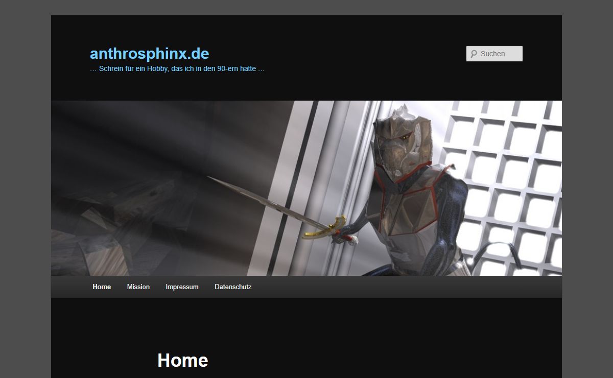 anthrosphinx.de | … Schrein für ein Hobby, das ich in den 90-ern hatte …