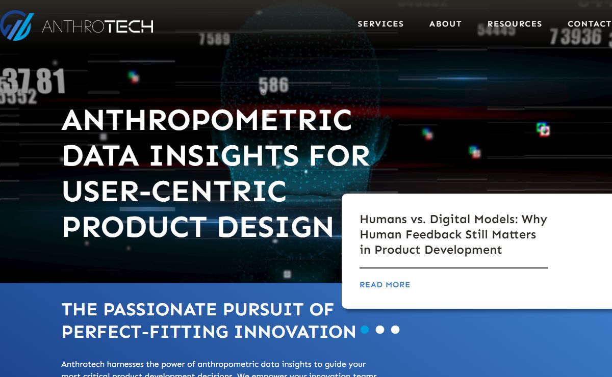 Anthrotech | Anthropometric Data Insights for User-centric Product Design