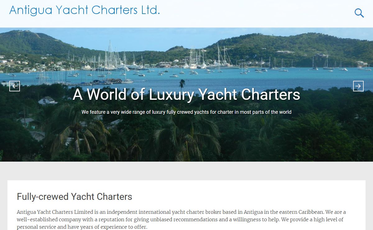 Antigua Yacht Charters - specialist yacht charter company