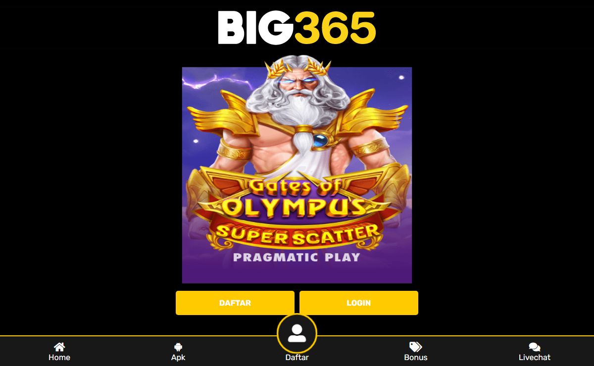 BIG365 × Situs Judi Bola Mix Parlay Online Terpercaya No.1