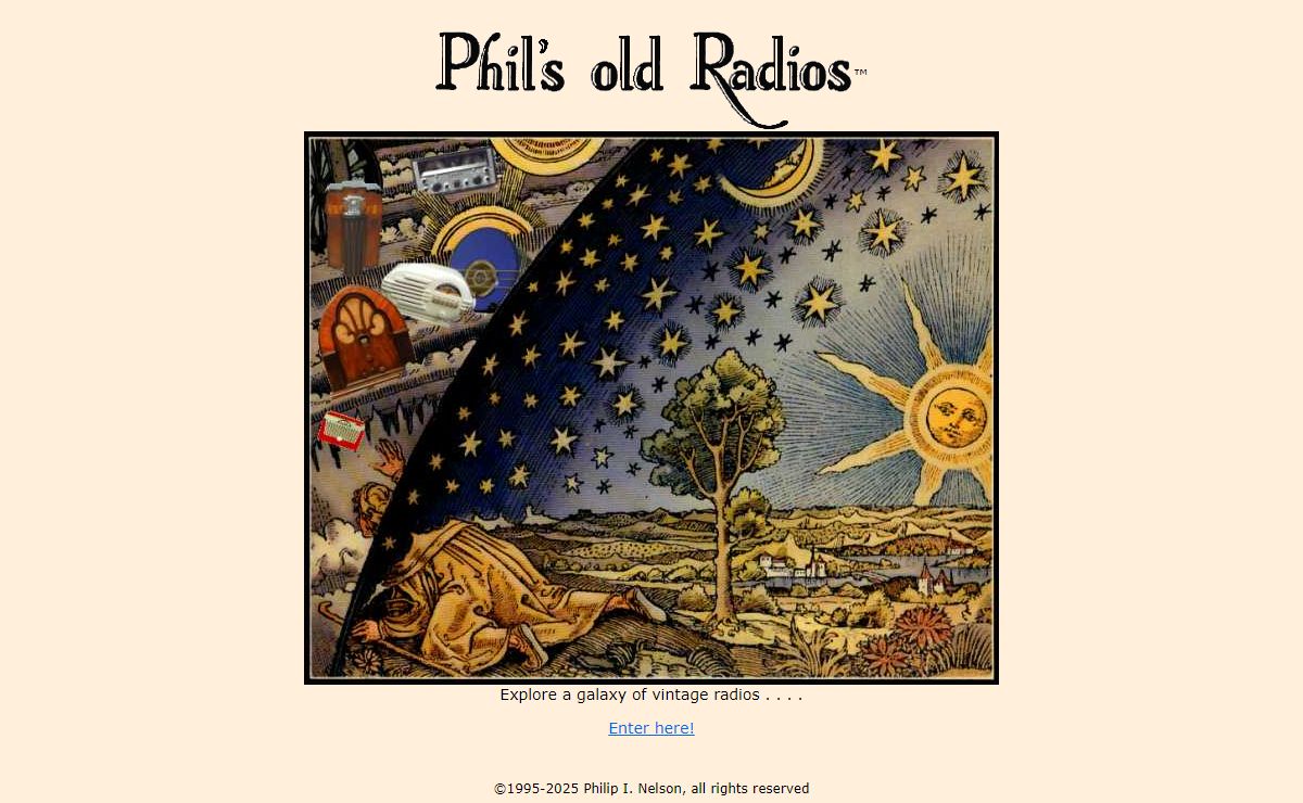 Phil's Old Radios
