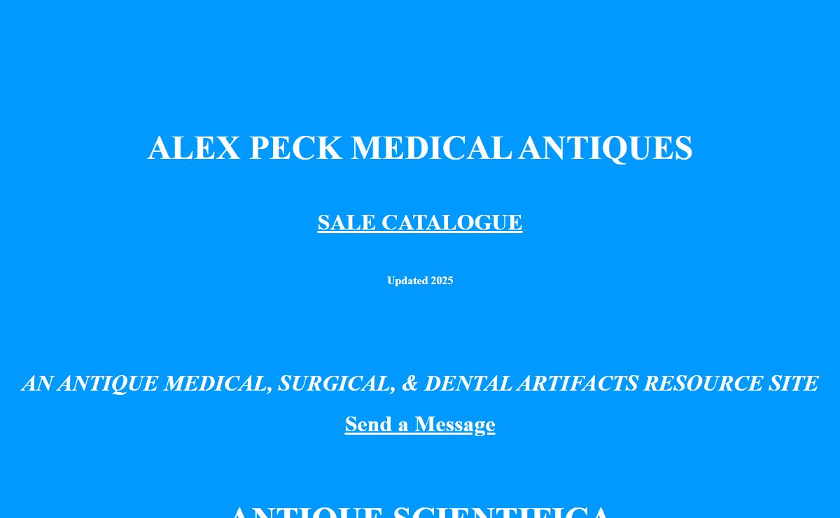 ANTIQUE MEDICAL INSTRUMENTS