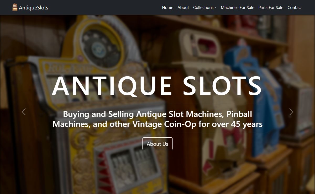 Home | Buying and Selling Coin Operated Antique Slot Machines | Antique Slots