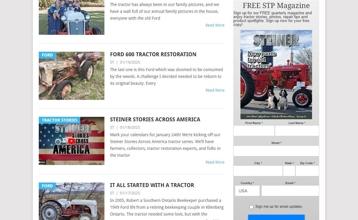 Antique Tractor Blog ~ Tractor Stories from Across America