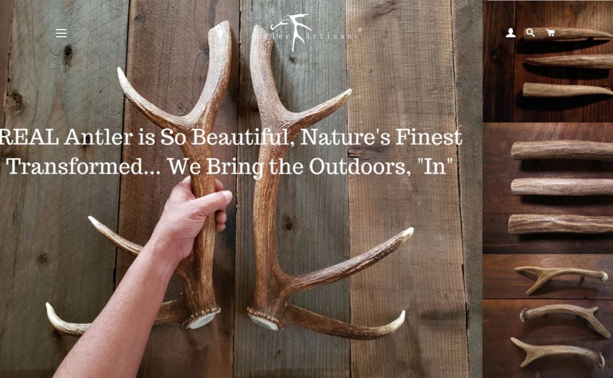 The Finest Antler Handles, Pulls and Knobs by Antler Artisans