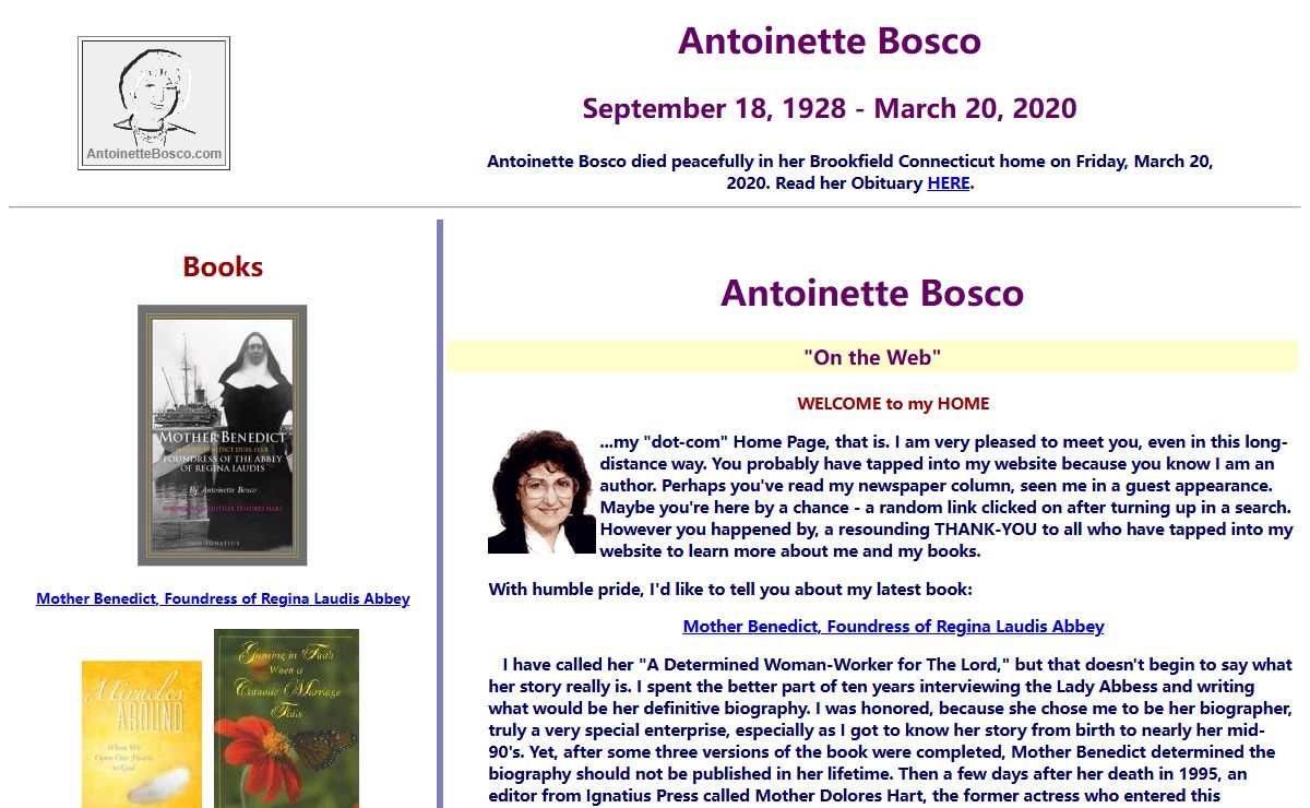Antoinette Bosco's Home Page