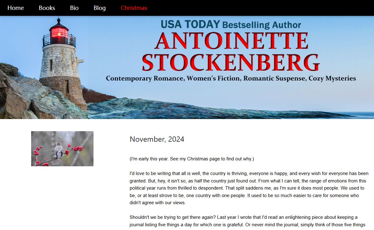 Antoinette Stockenberg's Home Page