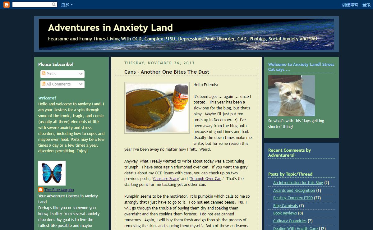 Adventures in Anxiety Land
