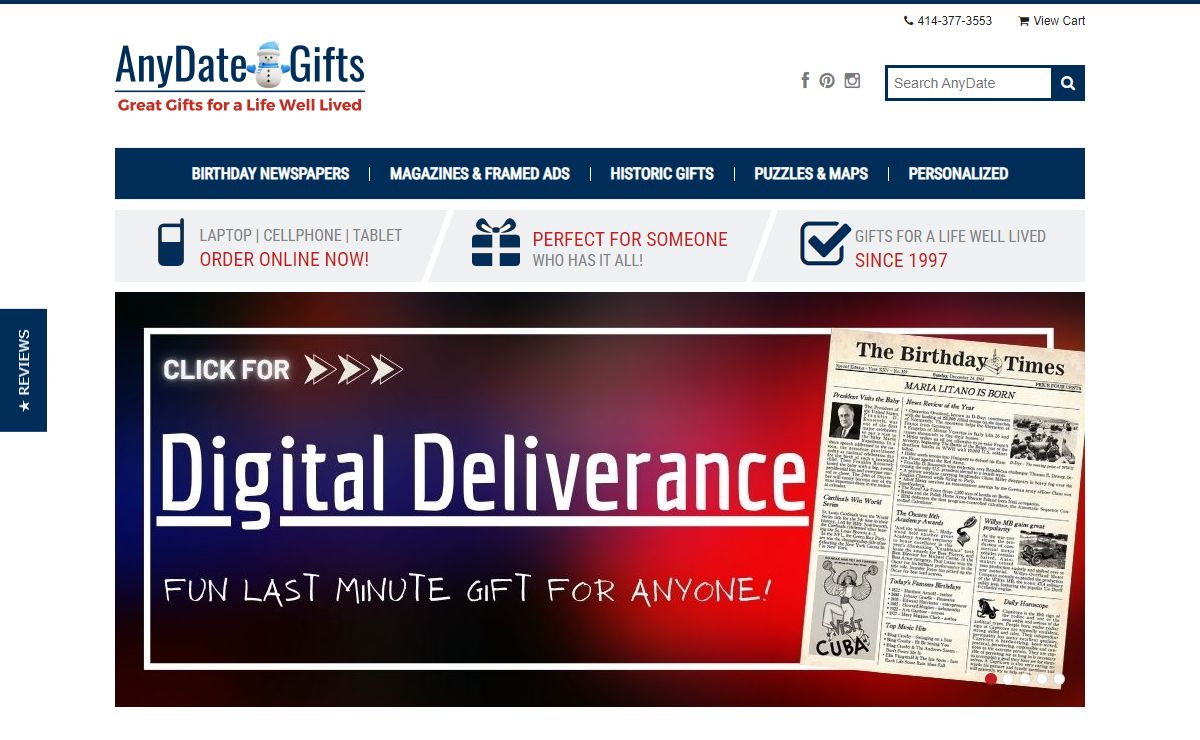 Birthday Newspaper, Original Newspapers, New York Times Gifts
