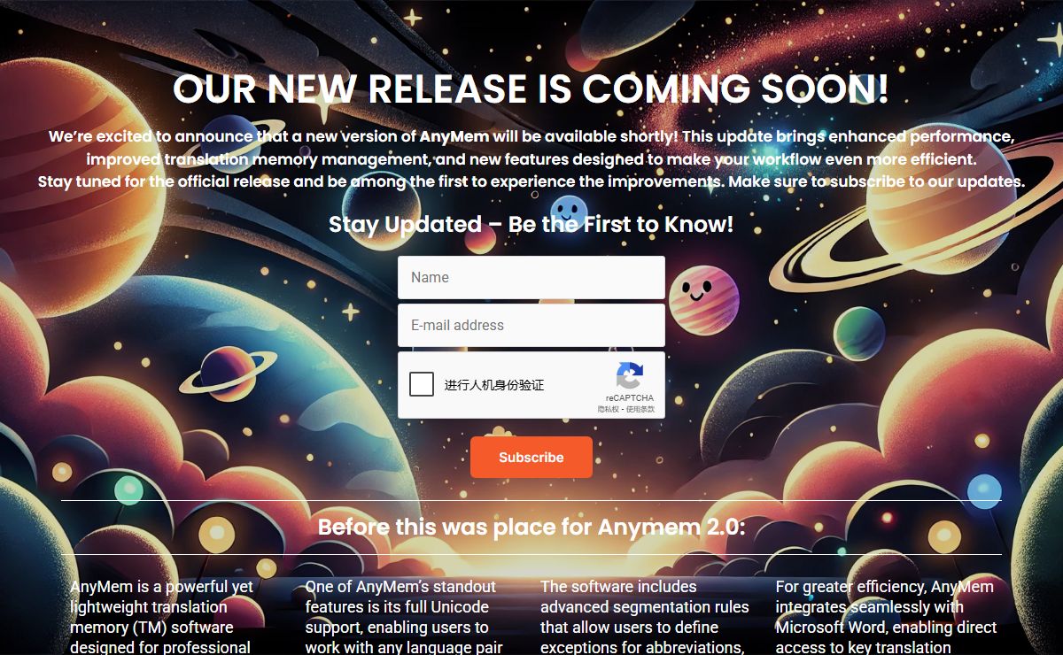 AnyMem release is coming soon – AnyMem: User-Friendly Translation Memory Software