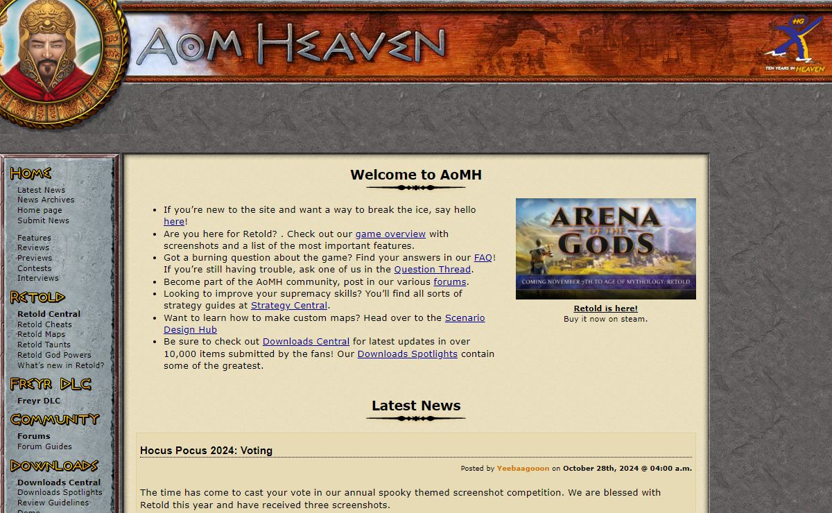 Age of Mythology Heaven – The #1 resource for Age of Mythology: Retold on the web.