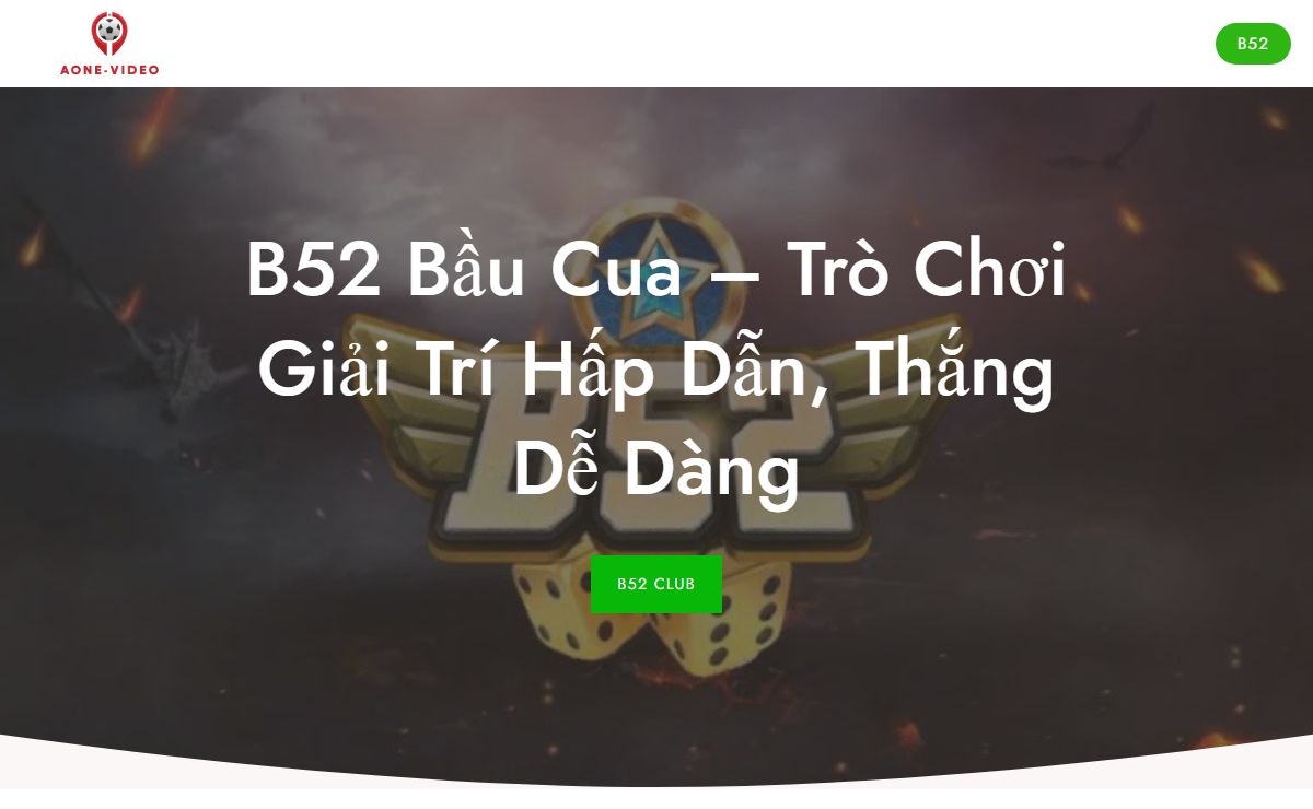 B52 Bầu Cua - Trò Chơi Giải Trí Hấp Dẫn, Thắng Dễ Dàng