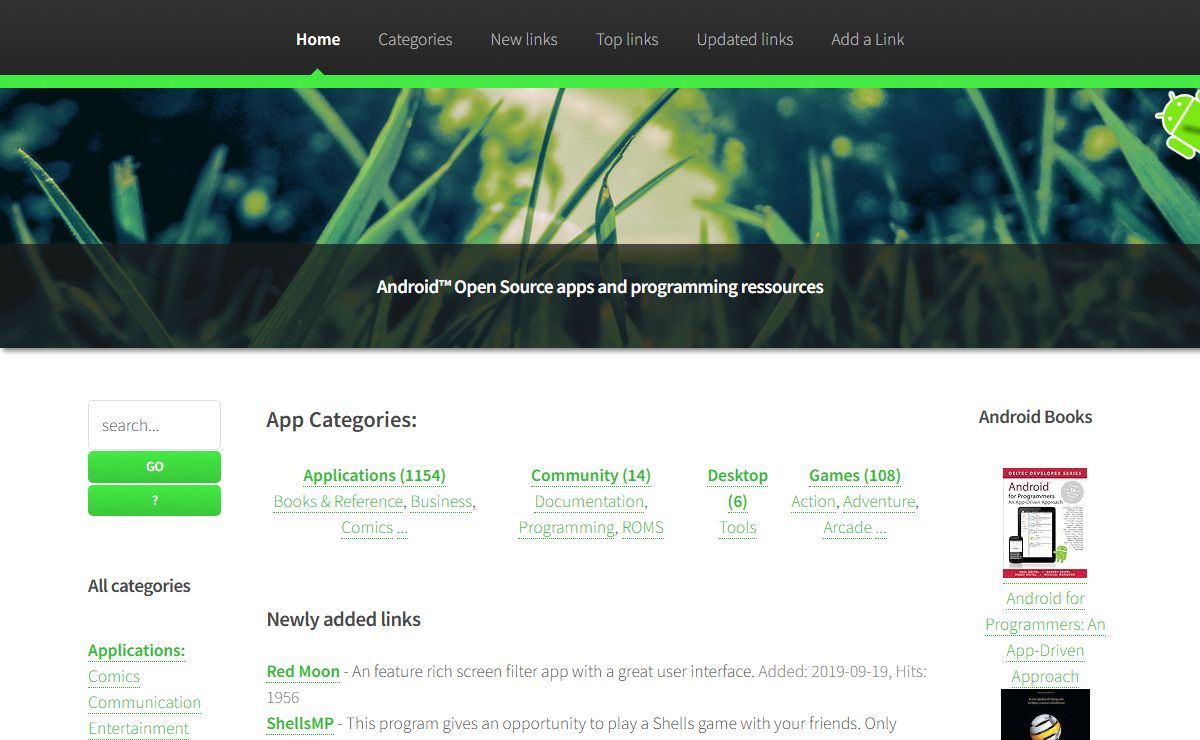 AOpenSource.com Android Open Source Apps Database