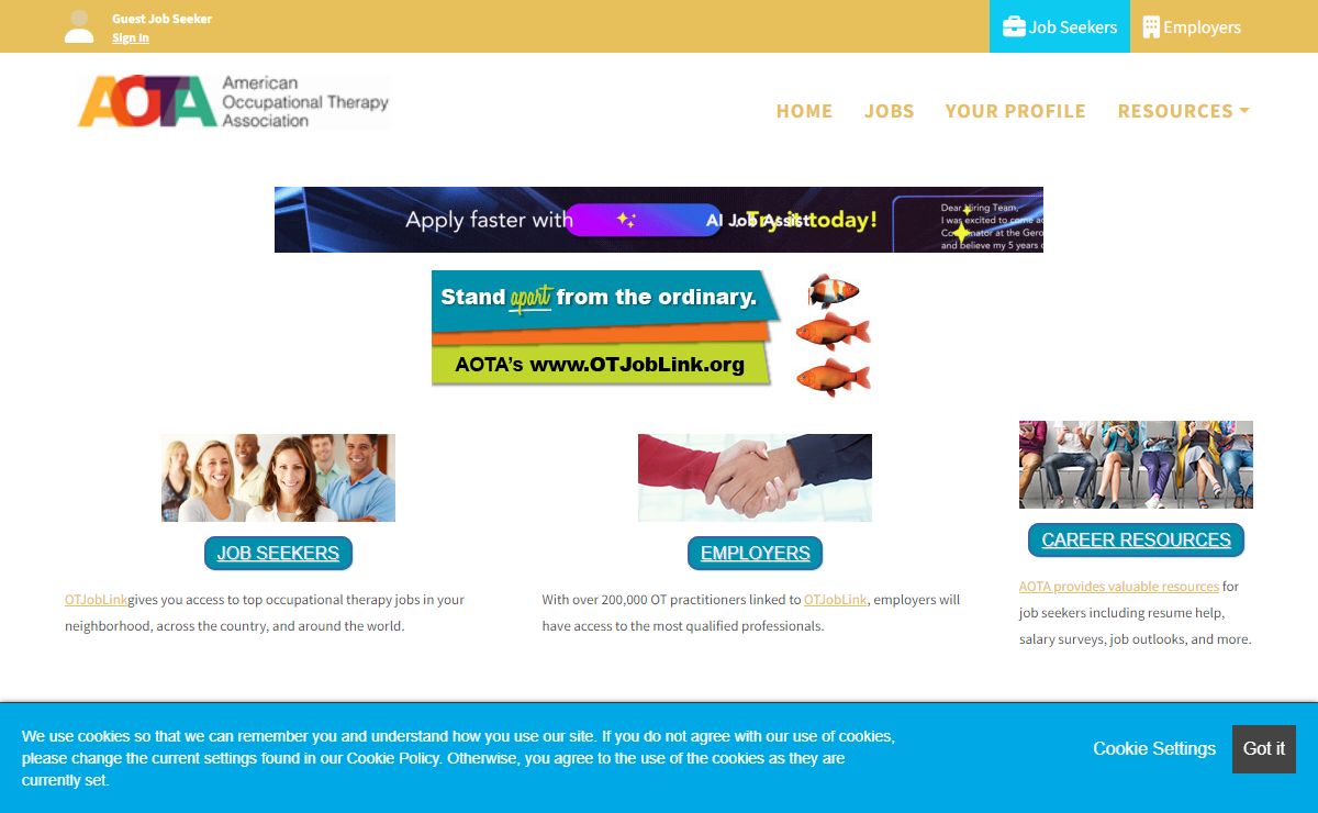 American Occupational Therapy Association (AOTA), AOTA|Find Your Career Here