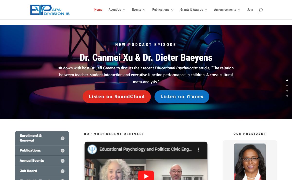 APA Division 15 | Bringing Educational Psychology to The World