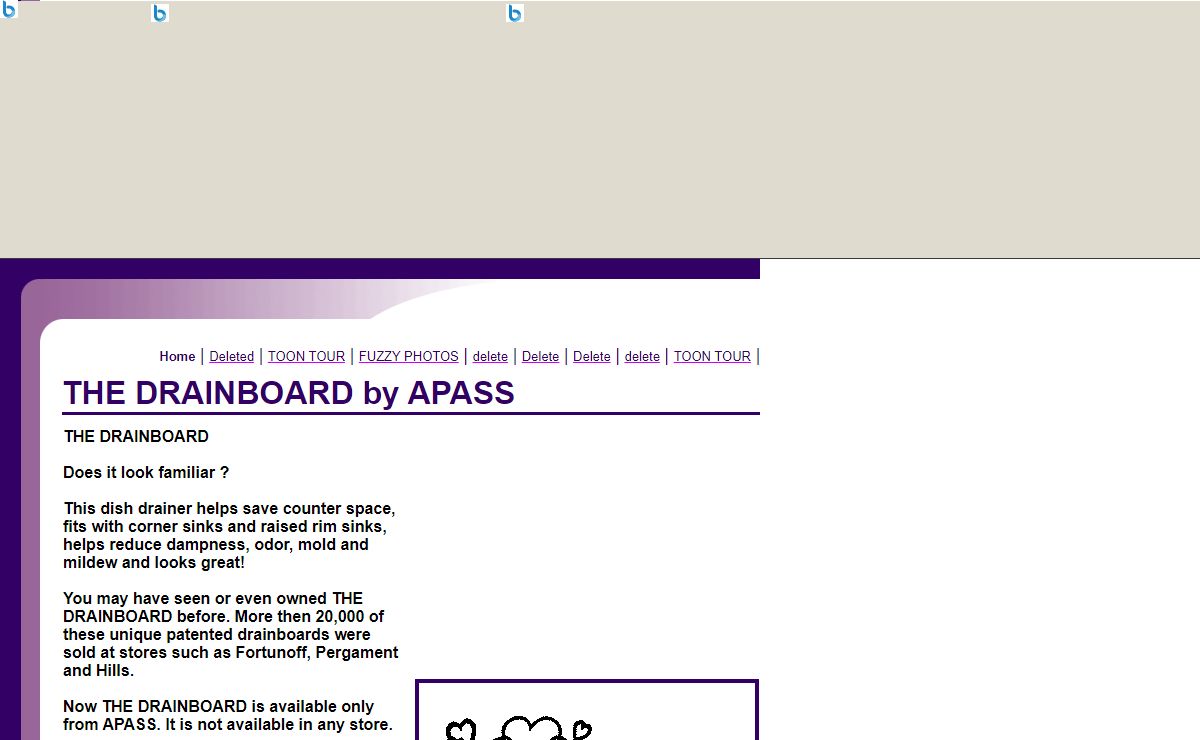 THE DRAINBOARD by APASS