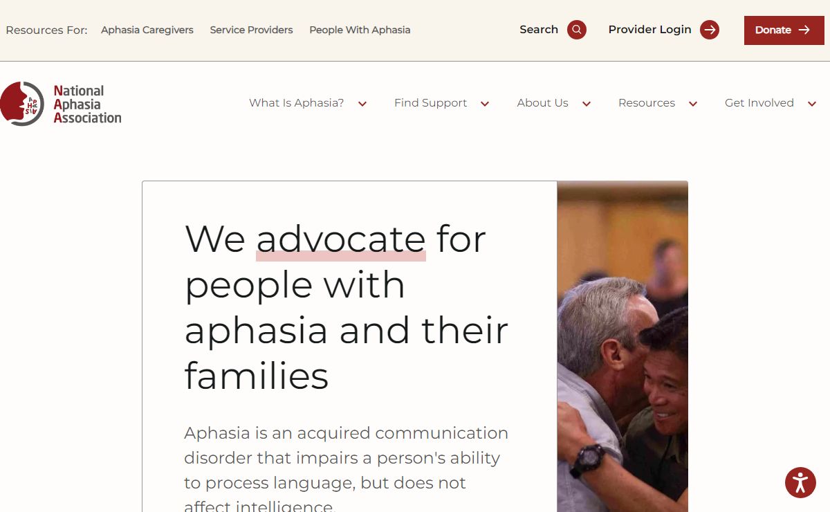 Homepage - The National Aphasia Association