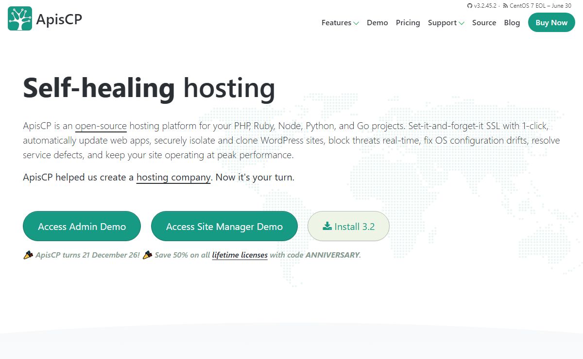 ApisCP · Autonomic Hosting Platform