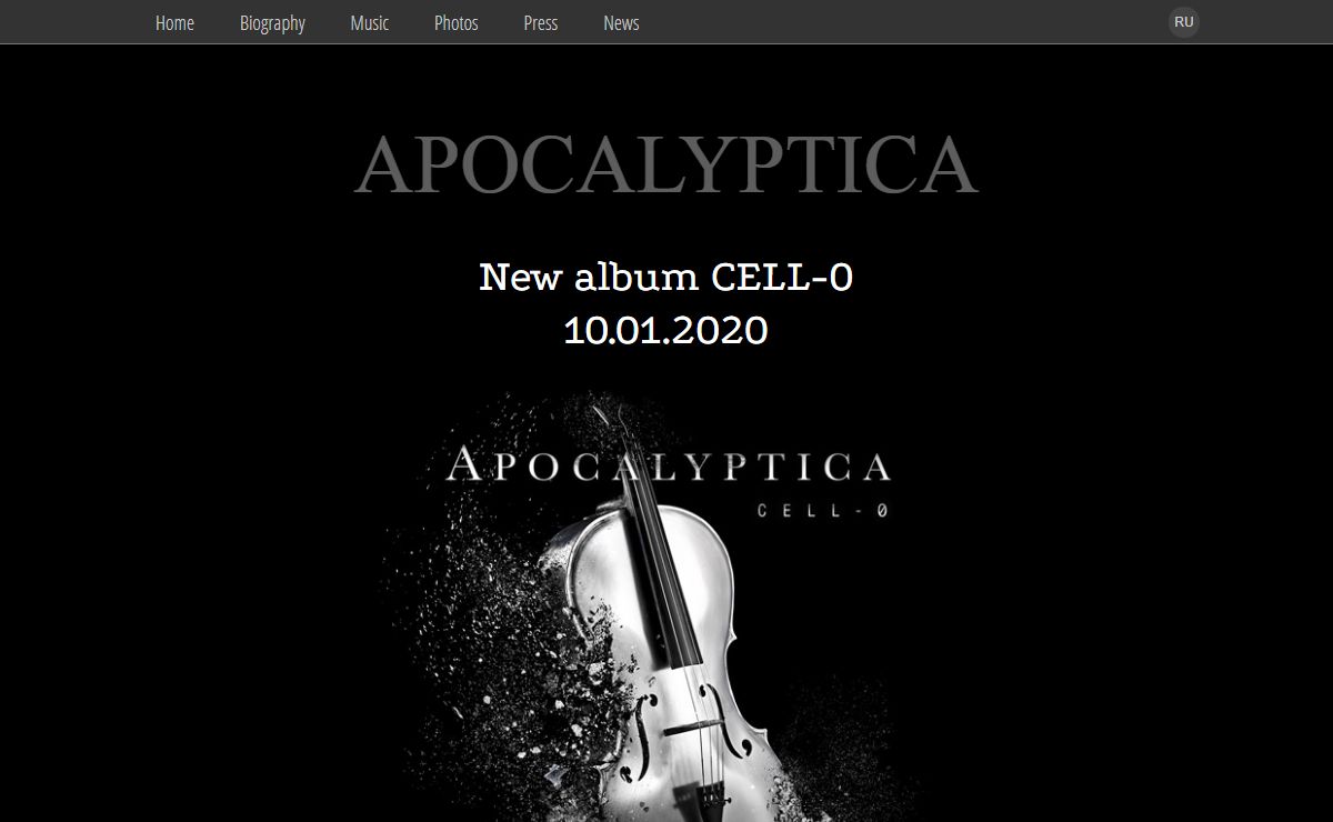 Apocalyptica band - Apocalyptica fan site - new album and live shows 2020