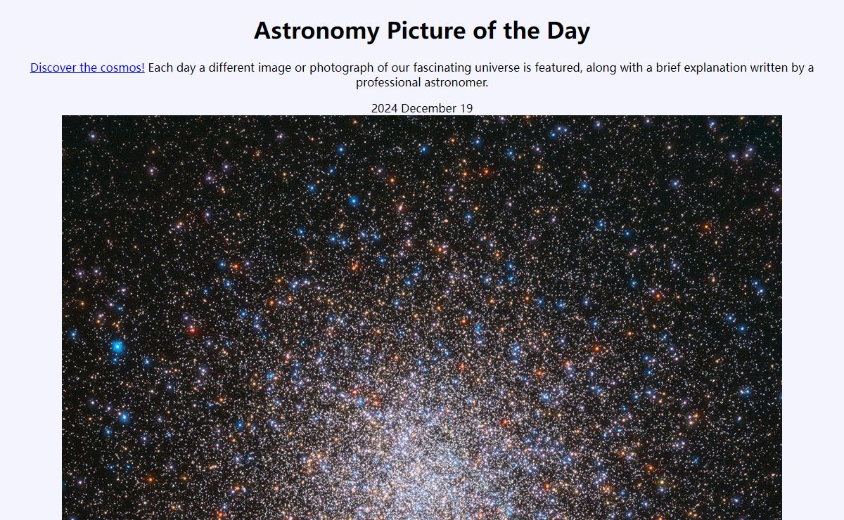 Astronomy Picture of the Day