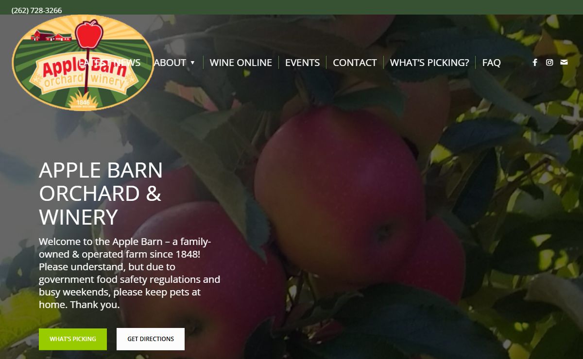 Welcome - Apple Barn Orchard & Winery