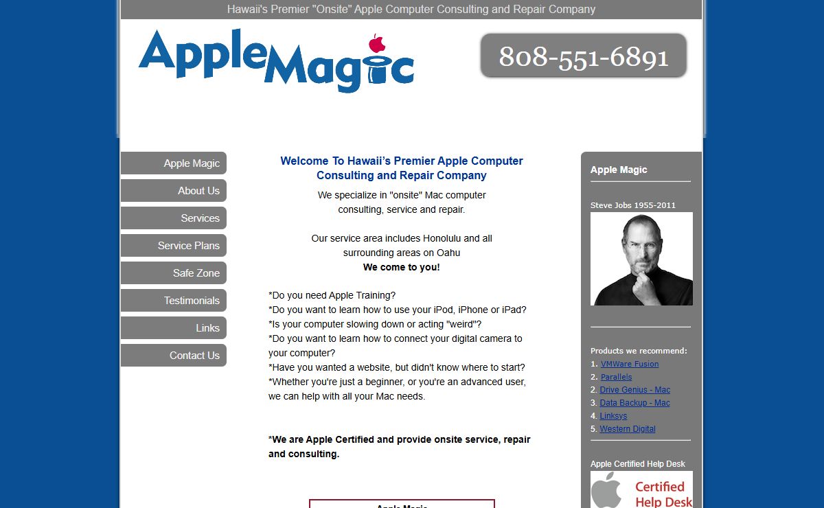 Apple Magic "Onsite" Mac Computer Service, Repair, And Consulting In Hawaii. Mac Computer Consulting, Service and Repair located in Hawaii.