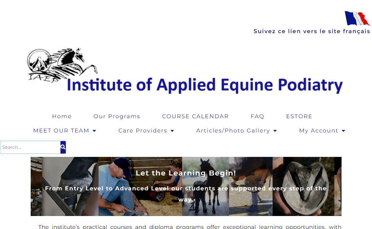 Institute of Applied Equine Podiatry – Sound Reasoning Sound Horses