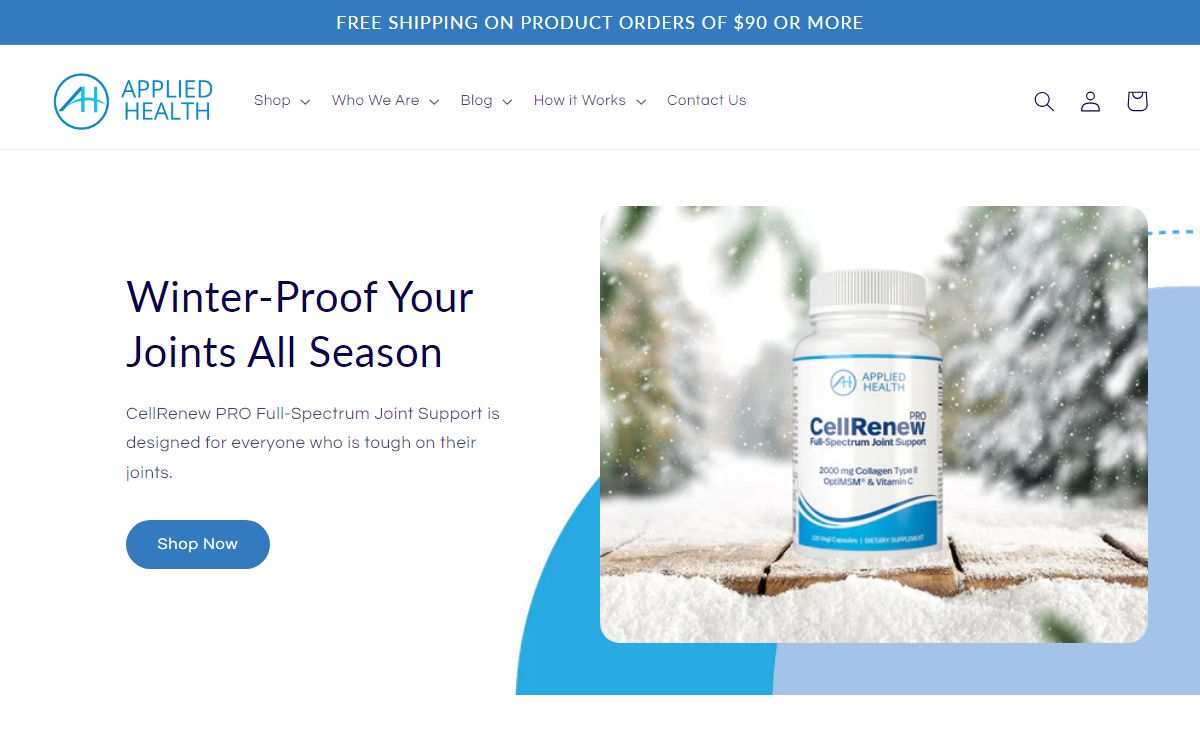 Applied Health™ | Nutrition for your best tomorrow, Since 1997