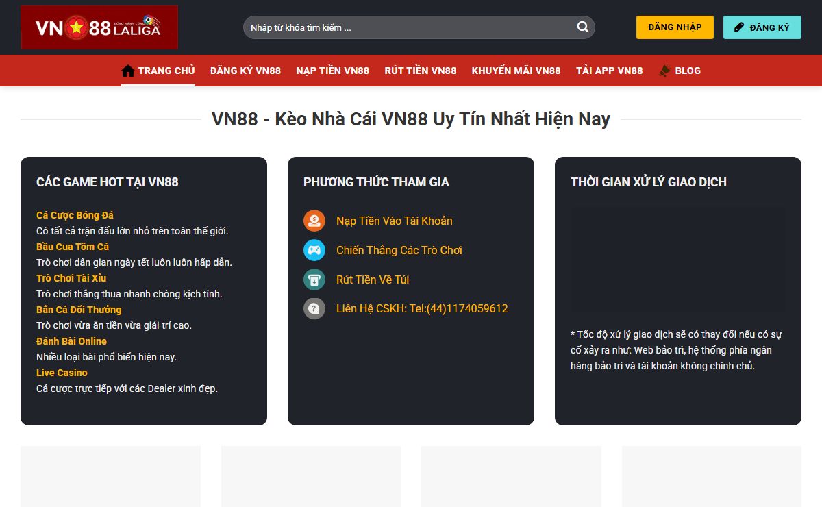 VN88 - Kèo Nhà Cái VN88 - Link Vào VN88 Mới Nhất