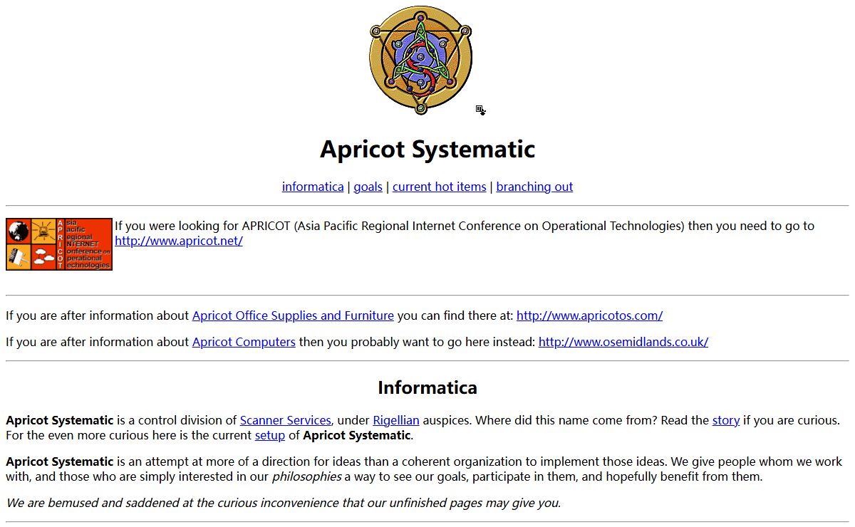 Apricot Systematic (14-Aug-1997)