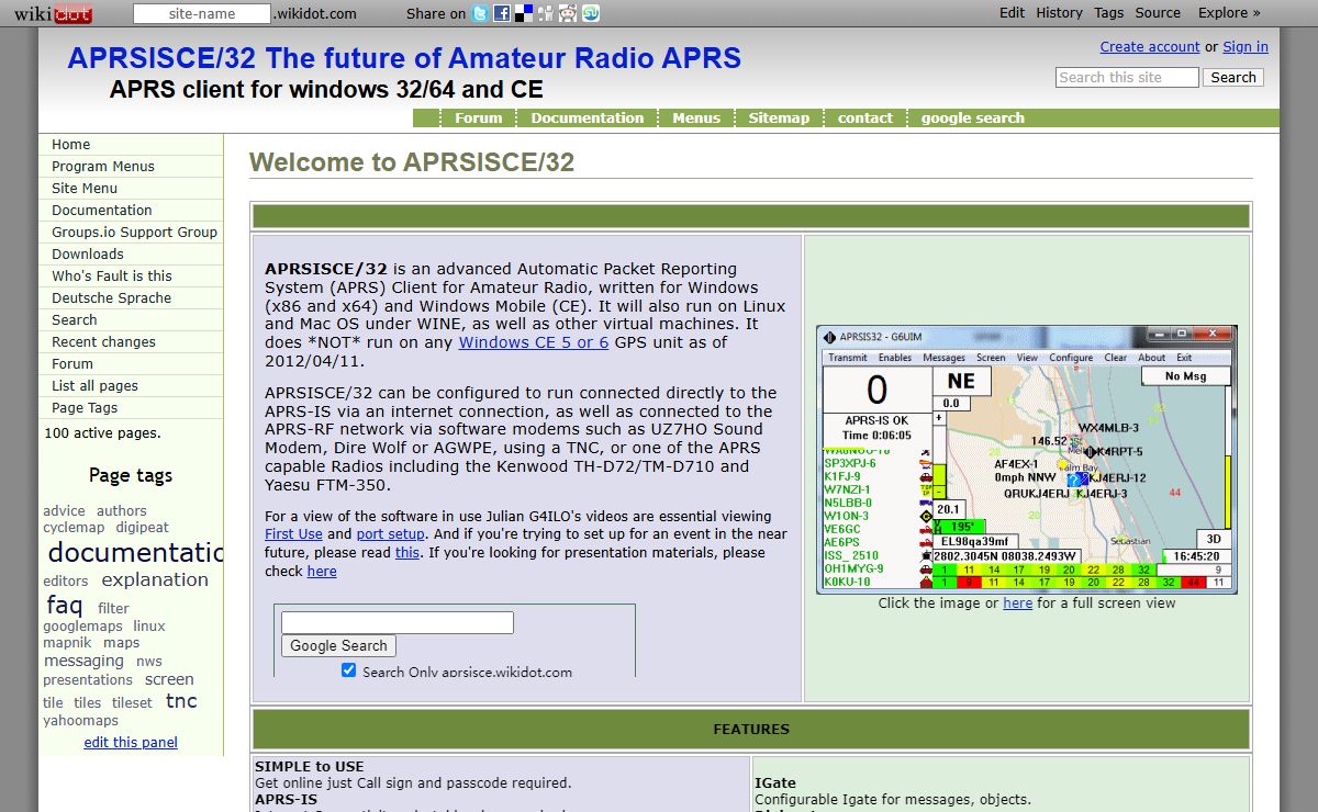 Welcome to APRSISCE/32 - APRSISCE/32 The future of Amateur Radio APRS