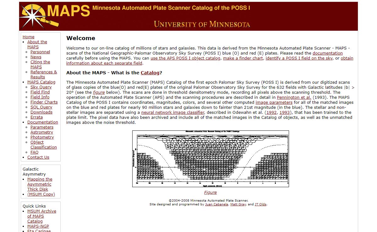 MAPS - Minnesota Automated Plate Scanner Catalog of the POSS I