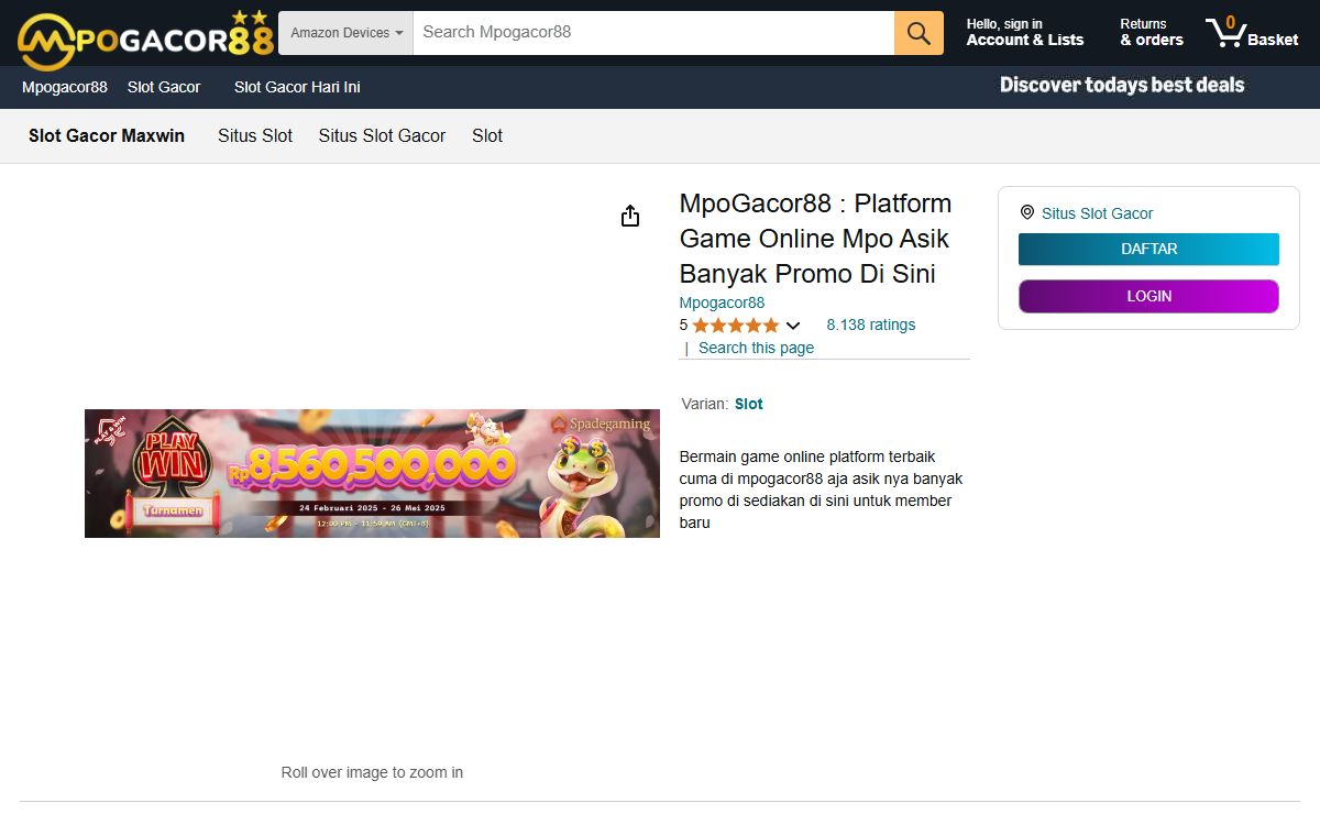 MpoGacor88 : Platform Game Online Mpo Asik Banyak Promo Di Sini