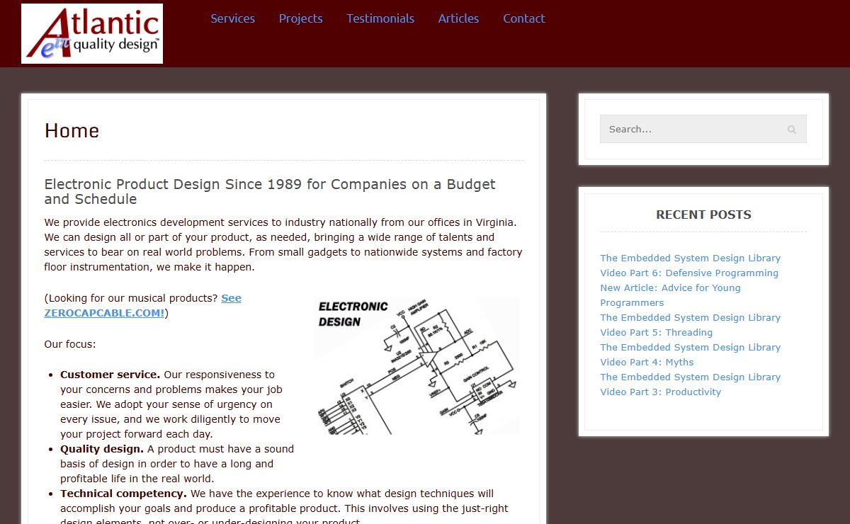 Atlantic Quality Design, Inc. R&D Services