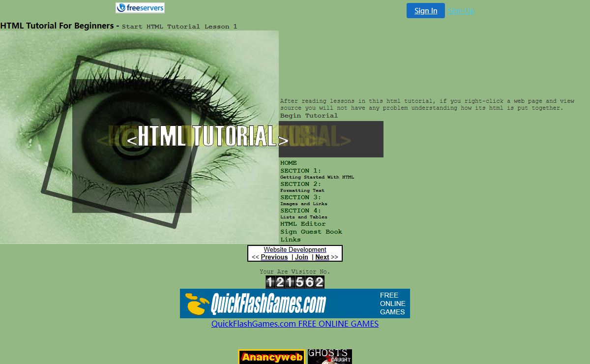 HTML Tutorial
