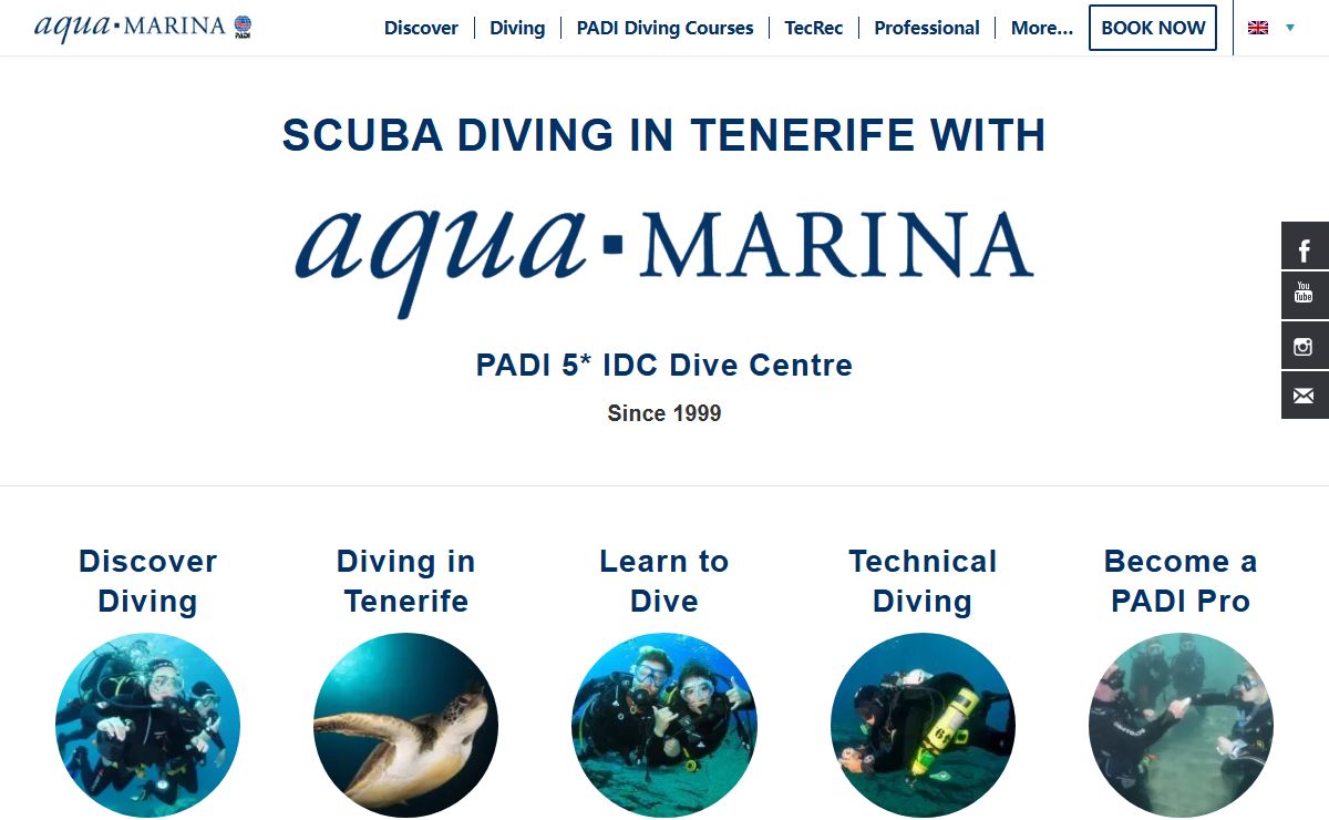 Best Diving Tenerife | Explore Aqua-Marina Canary Islands