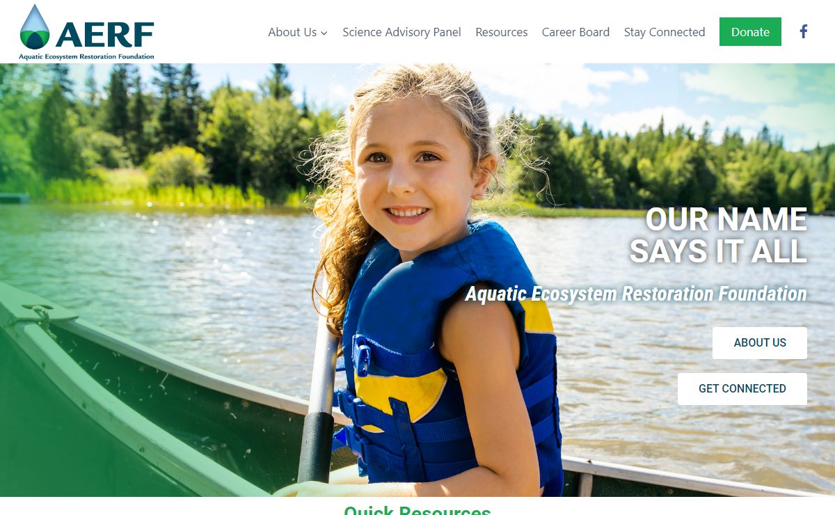 Our Name Says It All - Aquatic Ecosystem Restoration Foundation