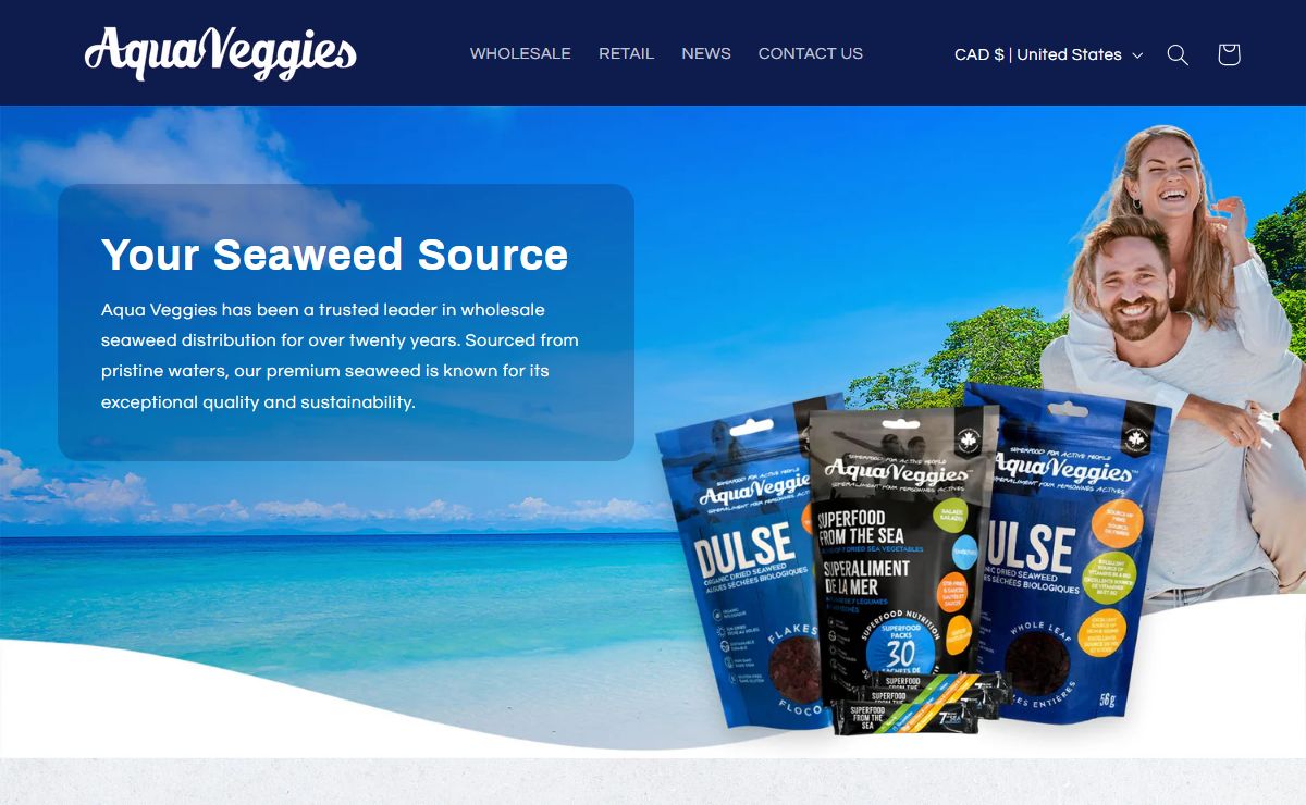 Aqua Veggies - Your Canadian Seaweed Source - Dulse - Dulse Flakes – aquaveggies