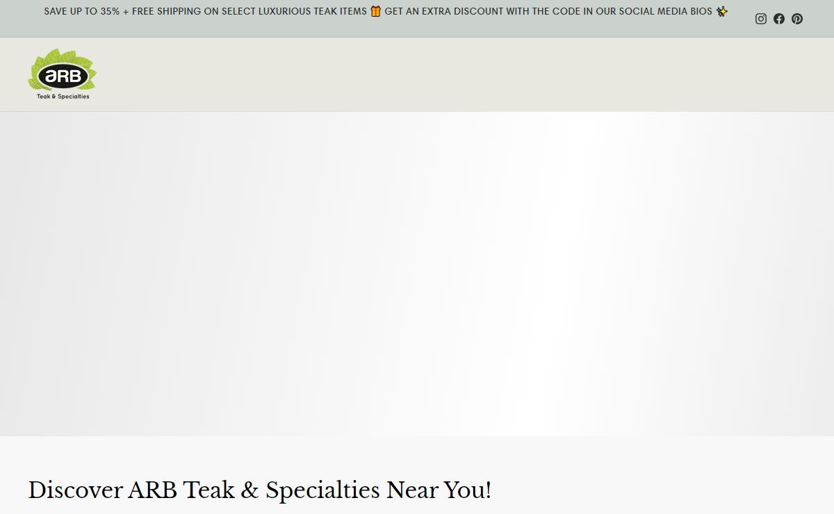 ARB Teak & Specialties – ARB Teak & Specialties - USA