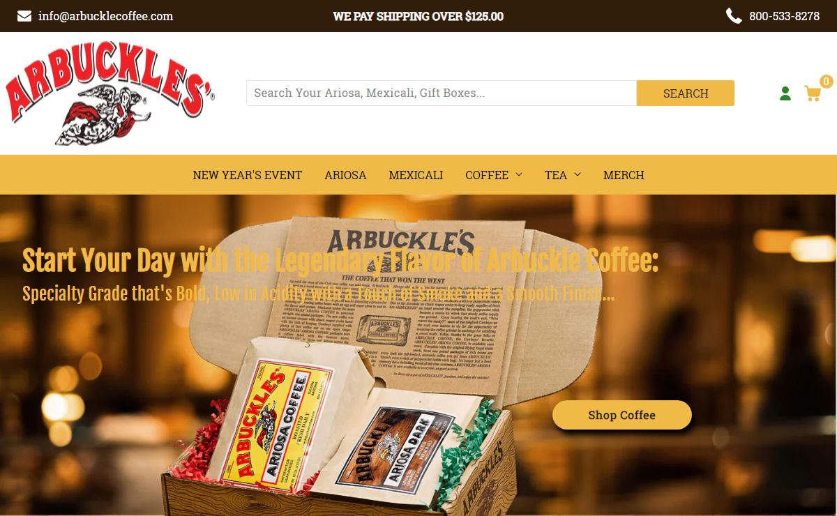 Arbuckle Coffee | Fresh Roasted Coffee | Buy Coffee Online