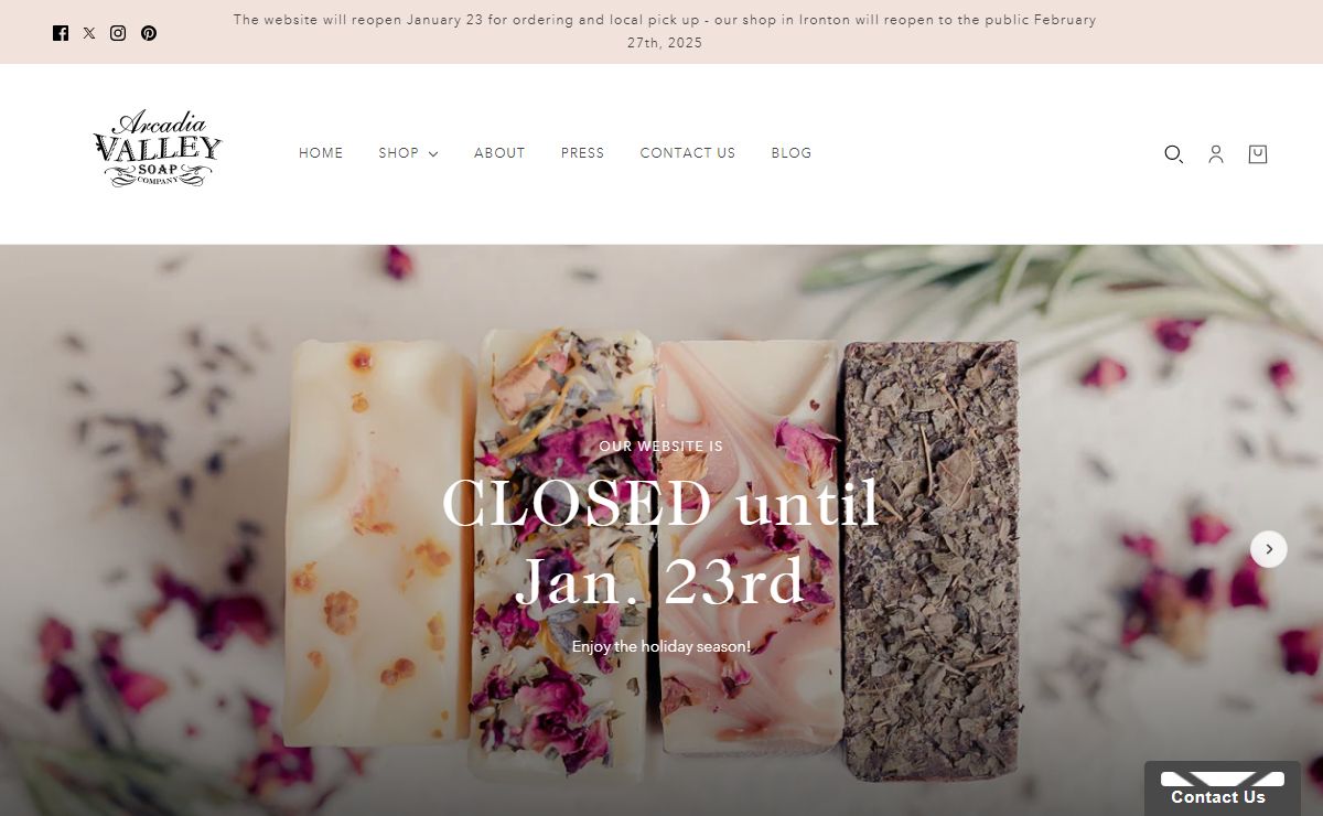 Arcadia Valley Soap Company : Handmade Artisan Soaps – Arcadia Valley Soap Company LLC
