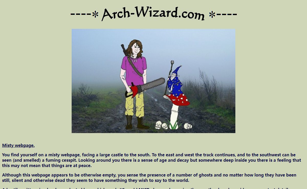 The Arch-Wizard archives...