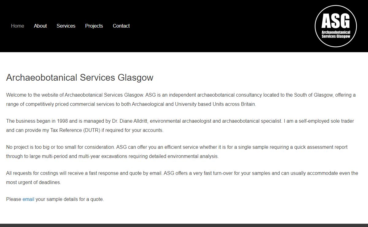 Archaeobotanical Services Glasgow