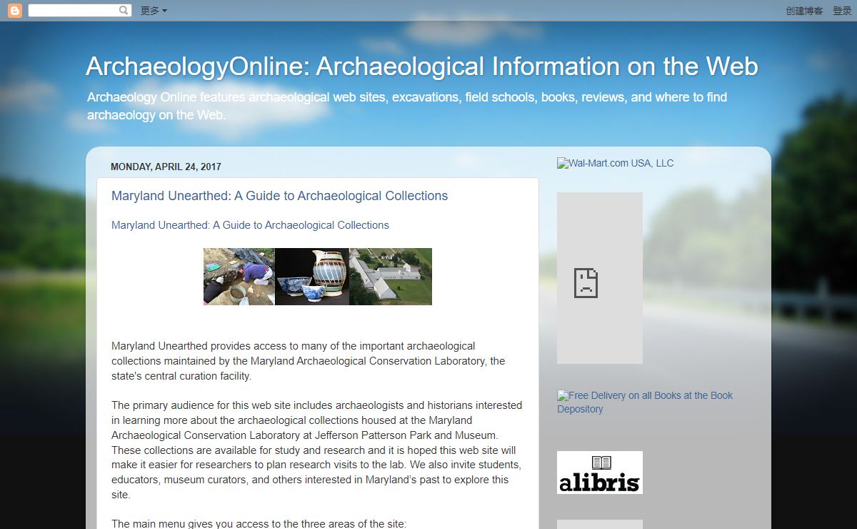 ArchaeologyOnline: Archaeological Information on the Web