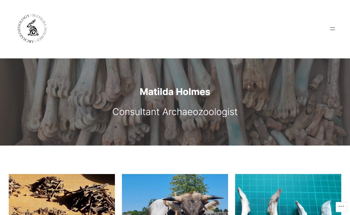 Matilda Holmes – Consultant Archaeozoologist